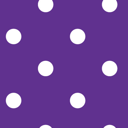 C0487　紫×白　水玉柄生地